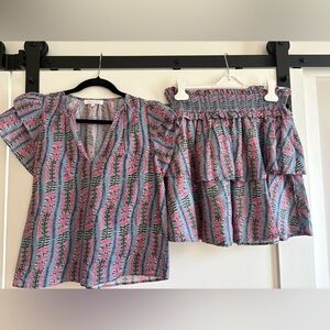 Marea matching skirt set. Size small.